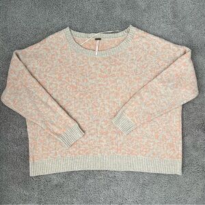 Free People Leopard Sweater - Small